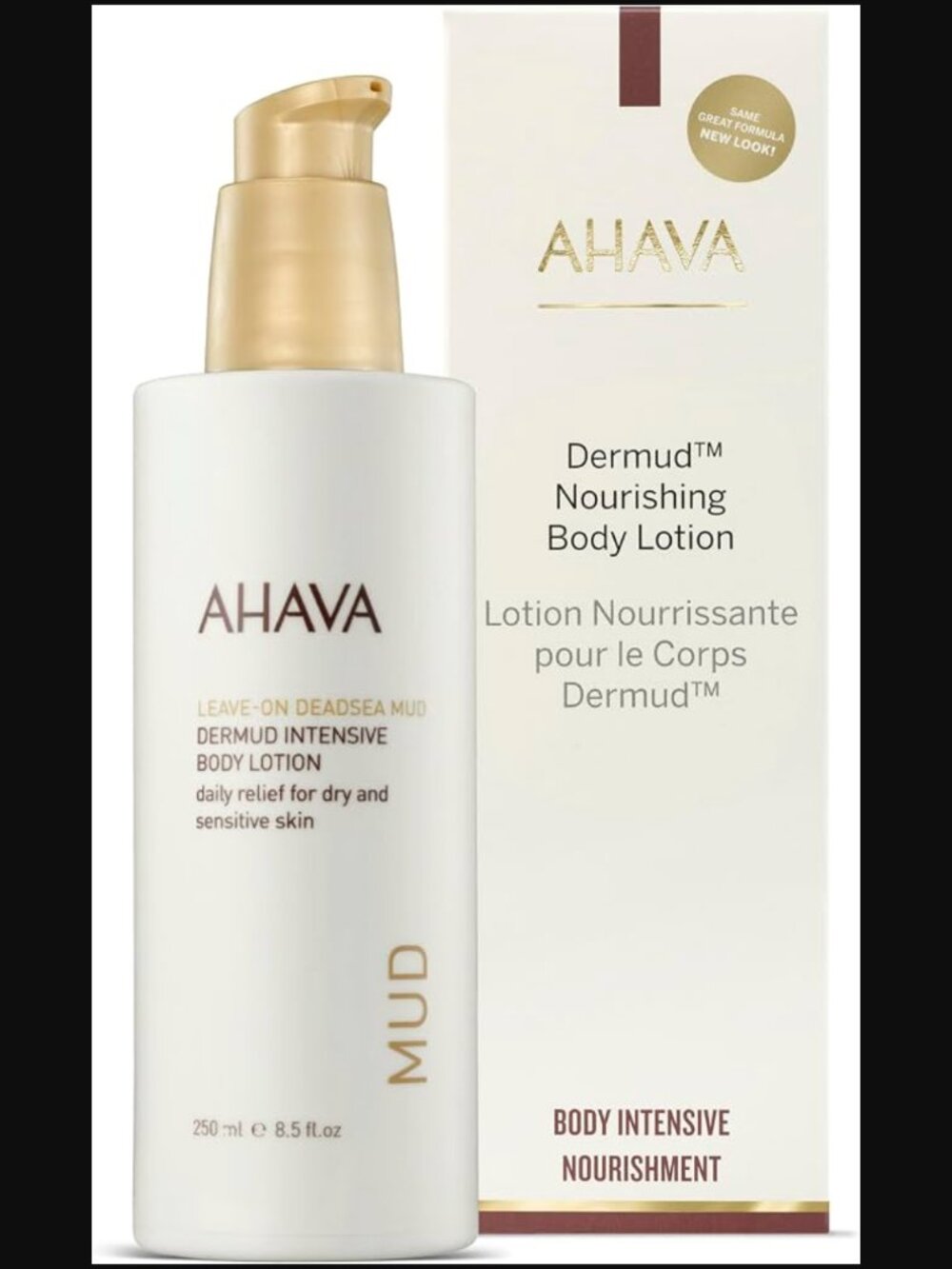 🙌 2/$55 NIB AHAVA Dermud Nourishing Intensive Body Lotion Full Sz Retail $52.00